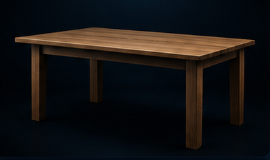 Oak dining table product